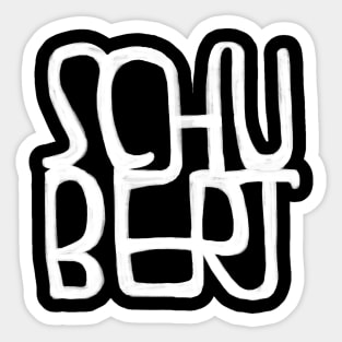 Composer Schubert Sticker